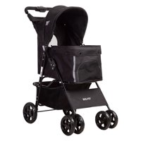 Bebesit - Coche Mascota Plegable Pro Perro Gato Negro Beepet