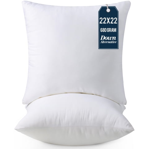 Utopia Bedding - Juego De Ropa De Cama Insert Utopia, 2 Unidades, 55 X 55 Cm, Color Blanco