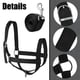 thumbnail image 2 of Halter de caballo de nylon ajustable para Mini Halter de caballo | Pequeño y cómodo Halter de caballo con hebillas resistentes - Negro -, 2 of 3