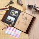 thumbnail image 4 of Álbum de scrapbook ZEEYUAN de cuero para viaje 28 x 21 cm, 60 páginas, 4 of 8