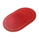 thumbnail image 4 of Mantel Individual De Piel Sintética Lavable Para Mesa De Comedor, Hogar, Cocina, Color Rojo, 4 of 5