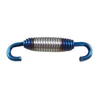 Ioensy - Accesorio De Muelle Para Tubo De Escape De Motocicleta, Acero Inoxidable 304, 58 Mm, Azul Plateado