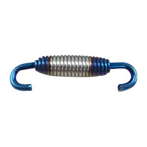 Ioensy - Accesorio De Muelle Para Tubo De Escape De Motocicleta, Acero Inoxidable 304, 58 Mm, Azul Plateado