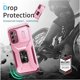 thumbnail image 5 of Funda Armada para Samsung Galaxy A15 5G con Tapa Deslizante y Soporte Magnético Giratorio Rosa, 5 of 5