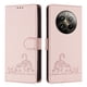 thumbnail image 1 of Funda tipo cartera FOXDOCK para Realme 12 pro 5G con soporte, ranuras, RFID, diseño de gato, 1 of 5