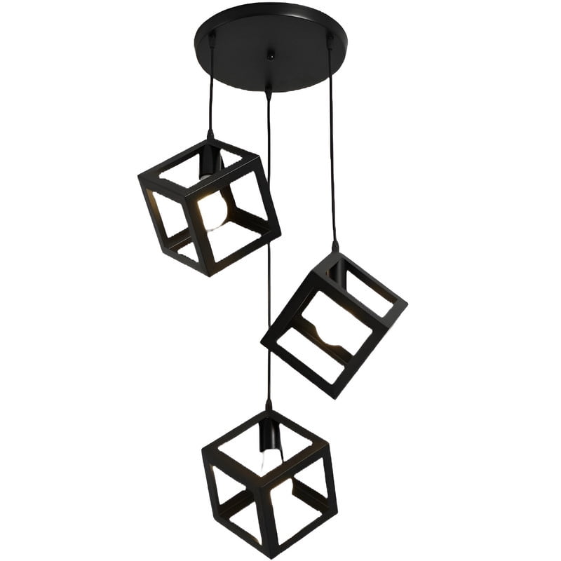 Genérico - Lampara Techo Cubos Moderna Elegante Minimalista Lau