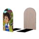 thumbnail image 2 of Yukee Sujetalibros decorativos temáticos, tope para estantería con base antideslizante, uso dual para hogar y oficina - 2 piezas, 2 of 6