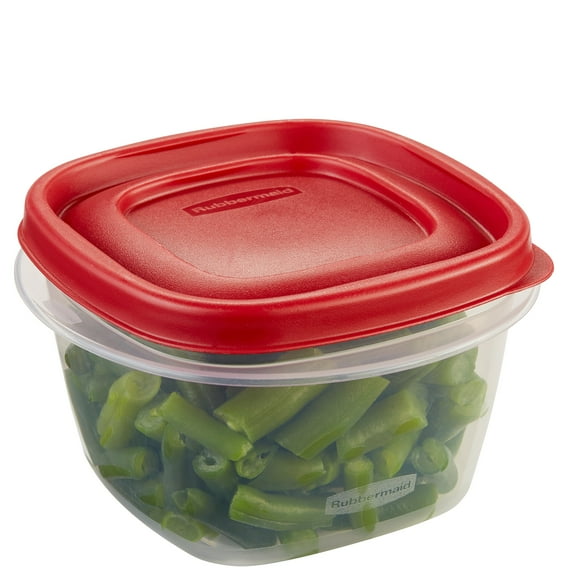 Recipiente de almacenamiento de alimentos Rubbermaid Easy Find Lids, 500 ml