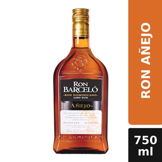 Ron Añejo 37,5° Botella 750 cc Barcelo