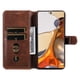 thumbnail image 5 of Funda Billetera para Xiaomi 11T/11T Pro con Porta Tarjetas y Soporte Ajustable Marrón, 5 of 6