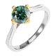 thumbnail image 1 of Anillos de Compromiso de Moissanita de 1 Uds para Mujer Color D Claridad VVS1 Anillos de Diamante Anillos de Boda de Moissanita de Plata Esterlina S925 con Certificado, 1 of 8