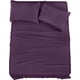thumbnail image 1 of Juego de sábanas Utopia Bedding Queen de microfibra cepillada, color morado, 1 of 7