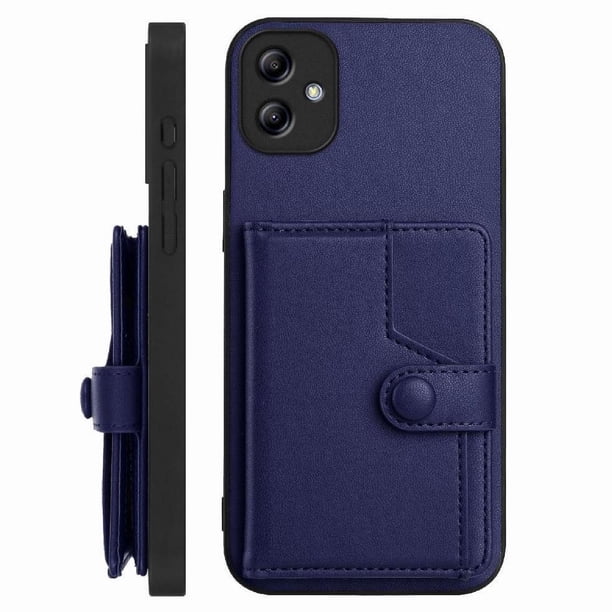 FOXDOCK Funda para SAMSUNG Galaxy A04E con Bloqueo RFID - Diseño Elegante con Cierre de Botón