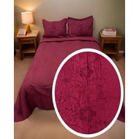 Genérico - Cubrecama King - Super King Bordado