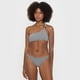 thumbnail image 4 of Bikini Mujer One Shoulder Print Líneas Negro Corona, 4 of 5