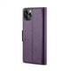 thumbnail image 2 of CaseMe tipo cartera iPhone 11 Pro Max con cierre magnético, RFID, tarjetero, soporte, carga inalámbrica, 2 of 5