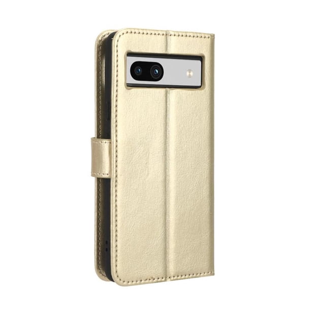 Funda tipo libro para Google Pixel 7A 5G, cartera todo‑en‑uno, funda multifuncional con tarjetero y correa de muñeca desmontable