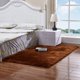 thumbnail image 1 of suxuMhao Alfombra de Área Peluda, 23.62x47.24in Marrón Oscuro Lavable Alfombra Suave y Afelpada para Dormitorio Sala de Estar, Alfombras para Dormitorio, Decoración Interior Resistente a la Suciedad, 1 of 5