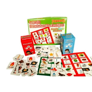 Tarmons - Pack Lotería Discriminación Y Memorices Vocales Y Difono Vocálico.