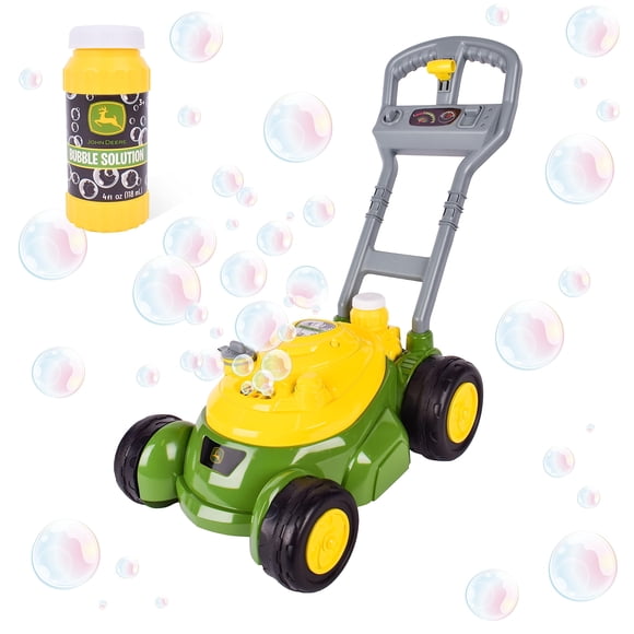 Cortadora de césped con burbujas Sunny Days John Deere con solución de burbujas