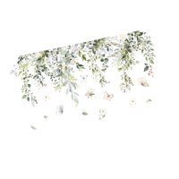 Bothyi - 2X Plantas Verdes Hojas Pegatinas De Pared Calcomanías De Pared Para Aula Oficina Dormitorio