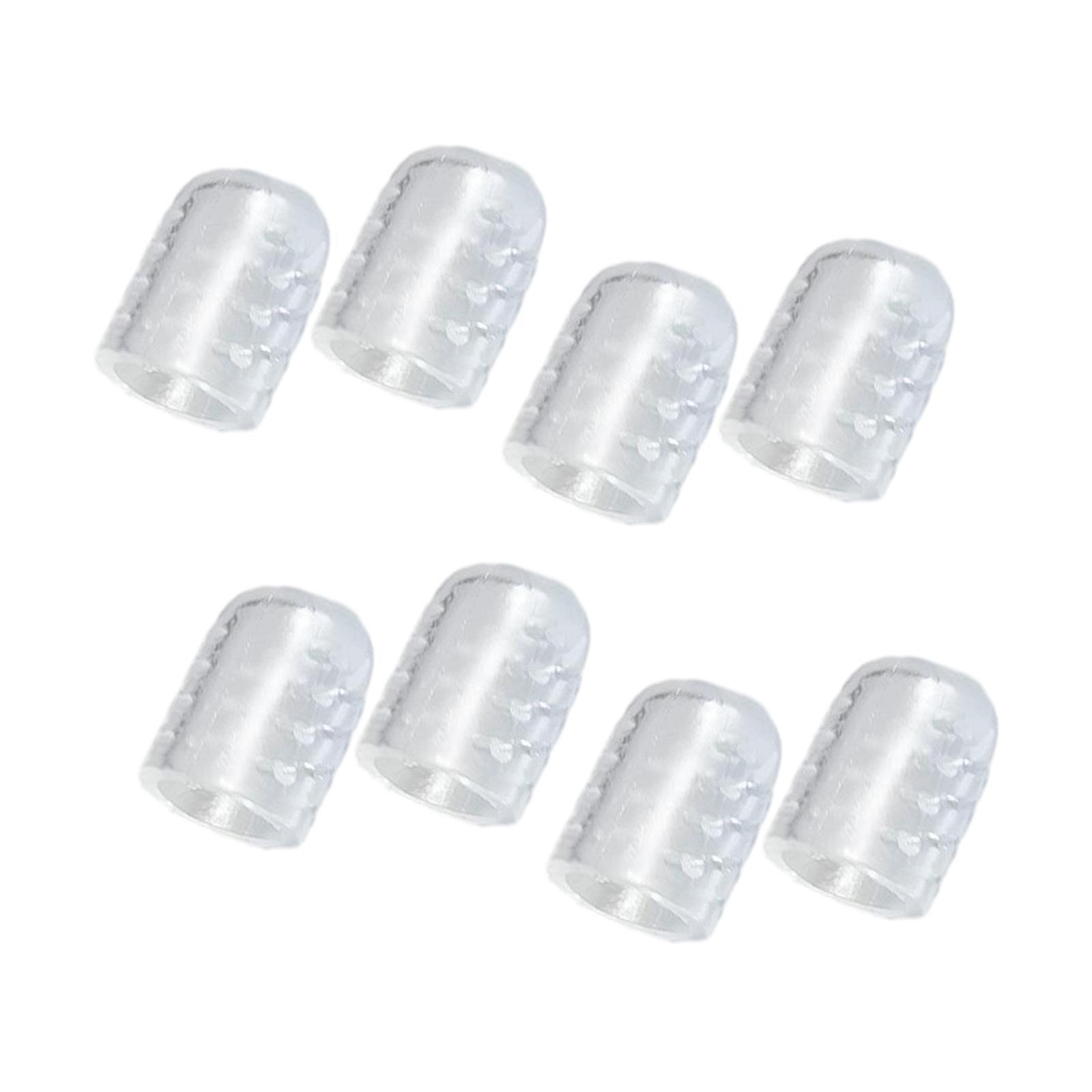 Ioensy - Protector De Dedos Silicona Con Agujeros Punteras Transpirables Para Correr Casa Mujer 8 Piezas