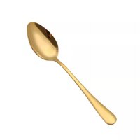 Xmhytop 4 Piezas Cubiertos De, Utensilios De Cocina Y Cubiertos Cotidianos,Cuchara De Comida,Oro