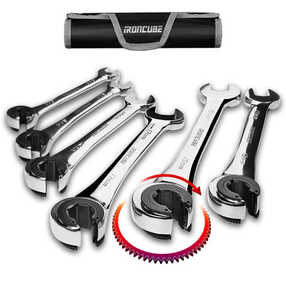 Juego de llaves de freno ironcube métricas de 10 a 17 mm, 6 piezas