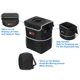 thumbnail image 5 of Bote de basura para coche EPAuto, impermeable, 9,5 L, con tapa, color negro, 5 of 7