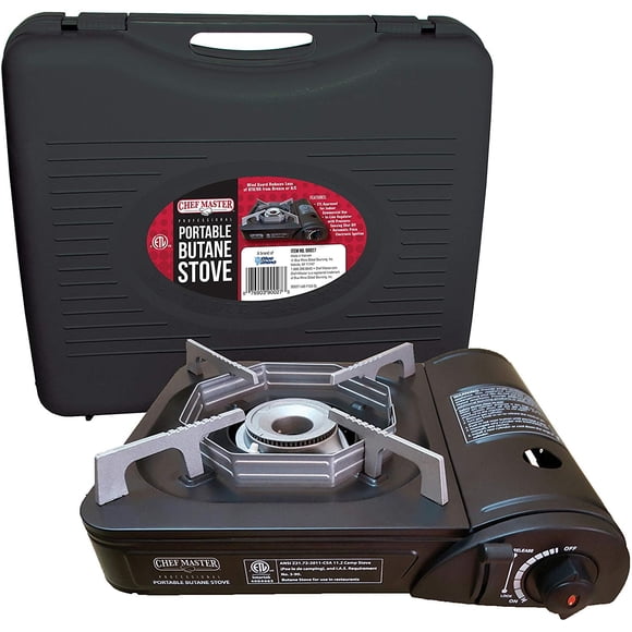 Estufa portátil de butano para acampar Chef Master 90027 7,650 BTU