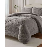 Tengfei - Cobertor Elegante De Invierno Con Chiporro Plaza Y Media25