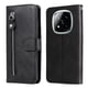 thumbnail image 1 of Funda con Cremallera para Xiaomi Poco X7 5G, Carcasa Cartera de Cuero PU con Soporte y Tarjetero, 1 of 5