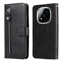 Gangxun - Funda Con Cremallera Para Xiaomi Poco X7 5G, Carcasa Cartera De Cuero Pu Con Soporte Y Tarjetero