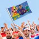 thumbnail image 4 of The Wiggles Bandera impresa con temática, regalo perfecto para fanáticos, amigos y familiares, y adecuada para actividades al aire libre e interiores, decoraciones de fiesta. 120*180CM, 4 of 6