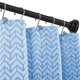 thumbnail image 4 of Cortina de ducha Tension Ausemku Never Rust (66-193 cm), color negro, 4 of 7