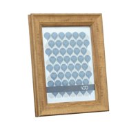 Vgo - Marco Madera Moldura Ancha Beige 10X15 Cm