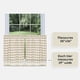 thumbnail image 4 of Juego de cortinas para ventana ACHIM Buffalo Check Tier, color marrón y marfil, 4 of 6