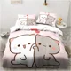 thumbnail image 1 of x640 Bed SheetsBubu Dudu Cartoon Cute Bear Kawaii Christmas Duvet Cover Set HD Comforter Cover for Kids Bedding Sets Bedclothes Bedroom Decor 3-Piece Bedding Set (1 Duvet Cover + 2 Pillow Shams) nj640, 1 of 5