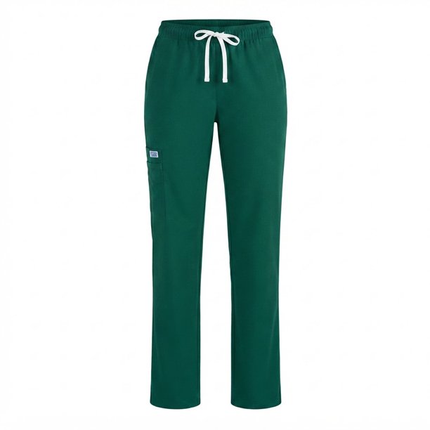 Pantalón clínico Recto Anti fluido. - Verde Pabellón