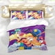 thumbnail image 5 of Bonkers Conjunto de sábanas temático, trío de piezas, cómodo y amigable con la piel, diseño único, regalo de decoración para el hogar para familiares, amigos y fans, 90 cm * 190 cm, 5 of 6