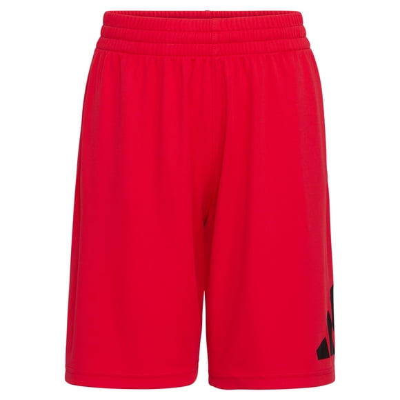 Pantalones cortos Adidas Essentials Big Logo para niños, color rubí puro, talla 7