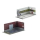 thumbnail image 5 of 2 Piezas 1:32 Estacionamiento Modelo Coche Diecast Garaje Para Diorama Estilo D, 5 of 5