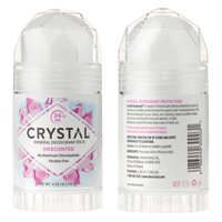 Crystal Essence - Desodorante Crystal Mineral Stick Sin Perfume 125 Ml (Paquete De 2)