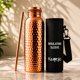 thumbnail image 1 of Botella de Agua Kamojo 950 ml de Cobre con Funda y Pajilla, 1 of 7