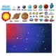 thumbnail image 5 of Tablero De Historia De Fieltro Para Colgar En La Pared, Interactivo, Para Preescolar, Guardería, Jardín De Infantes, Cielo Estrellado, 5 of 5