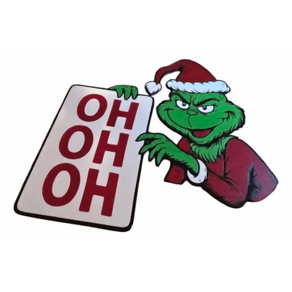 Decoración - Imagen de Grinch HO HO HO