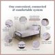 thumbnail image 3 of Juego de ropa de cama Beddy's Individual Unicornio con cremallera 99 cm, 3 of 9