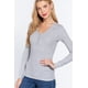 thumbnail image 2 of Top Térmico Largo con Cuello en V y Tapeta, 2 of 5