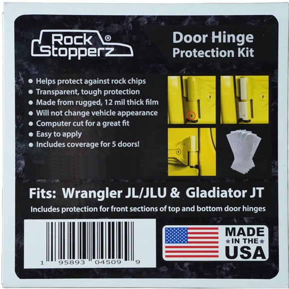 Kit de protección para bisagras de puerta Rock Stopperz para Jeep Wrangler JL/JLU/Gladiator