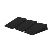 Ioensy - Cojín Nivelador De Cuña Para Asiento De Automóvil, Tapete Nivelador Portátil Y Cómodo Para Asiento Trasero, 3 Piezas